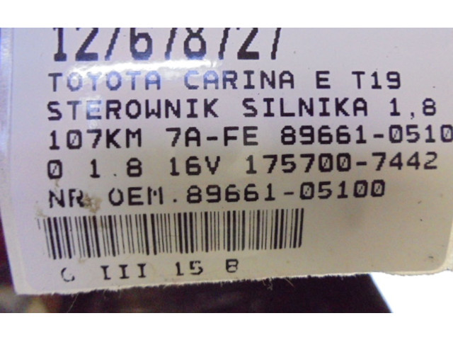 Řídící jednotka 89661-05100, 89661-05100 Toyota Carina T190 1995