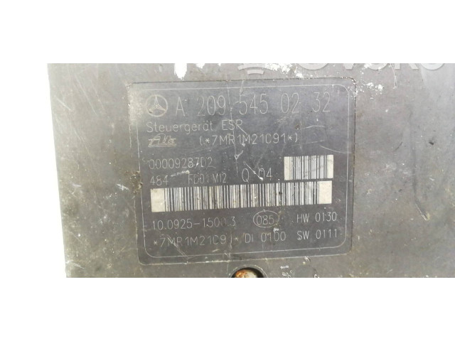 Jednotka ABS A2095450232, 00009287D2 Mercedes-Benz C W203 2001