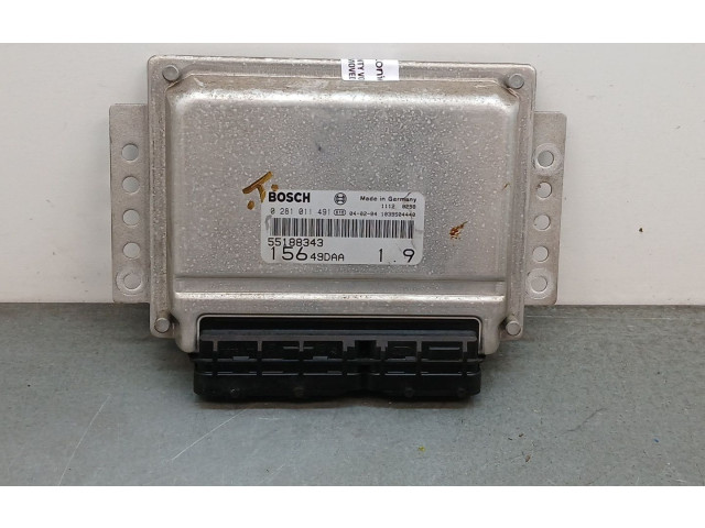 Řídící jednotka 55188343, 0281011491 Alfa Romeo 156 2004