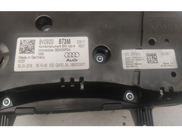 Панель приборов 8V0920873M Audi A3 S3 A3 Sportback 8P