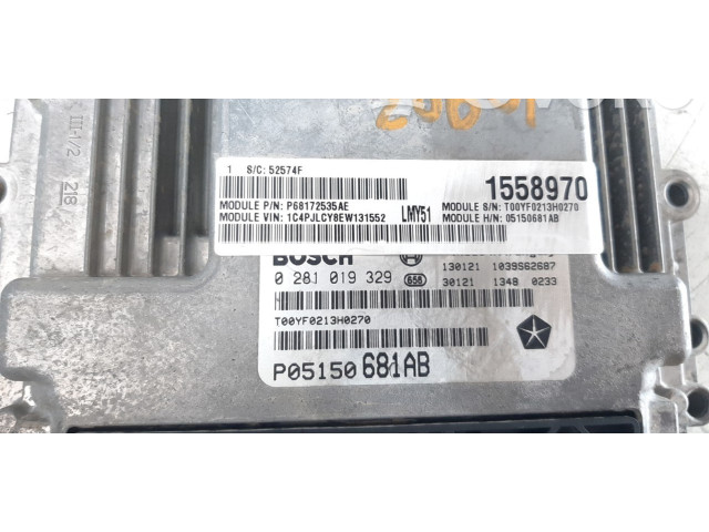 Блок управления двигателя P05150681AB, 1558970 Jeep Cherokee
