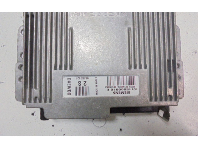 Блок управления двигателем Блок управления 96259124, 96259124   Chevrolet Matiz