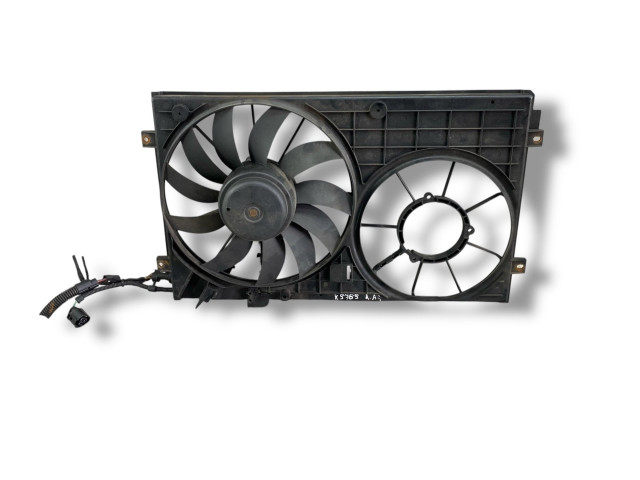 Вентилятор радиатора     1K0121207T, 1355D30019    Audi A3 S3 8P 