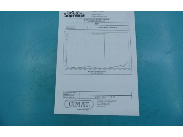 Turbodmychadlo Турбина 54359700000, IMPRK1129203 Renault Megane II