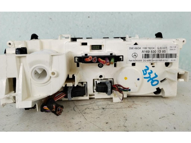 Блок управления климат-контролем A1698301385, 266920 Mercedes-Benz A W169