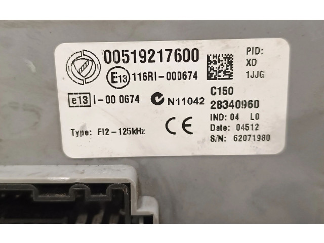 Pojistková skříňka Řídící jednotka BSM 00519217600, 116RI000674 Fiat Doblo 2012