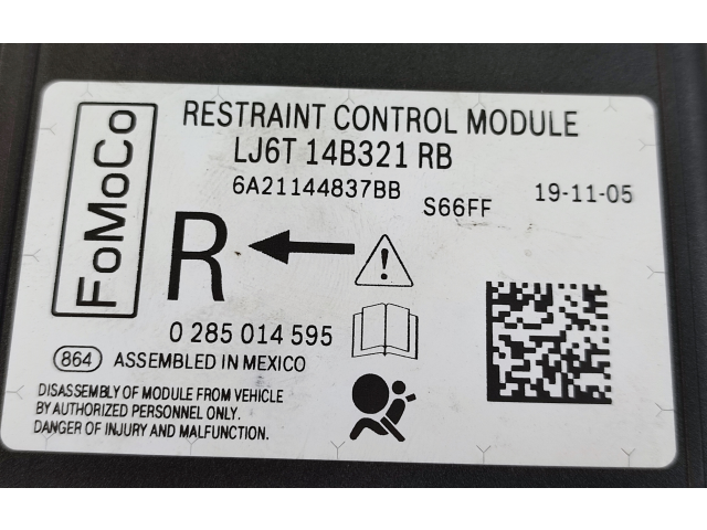 Oro pagalvių valdymo blokas LJ6T14B321, LJ6T14B321RB   Ford Escape IV