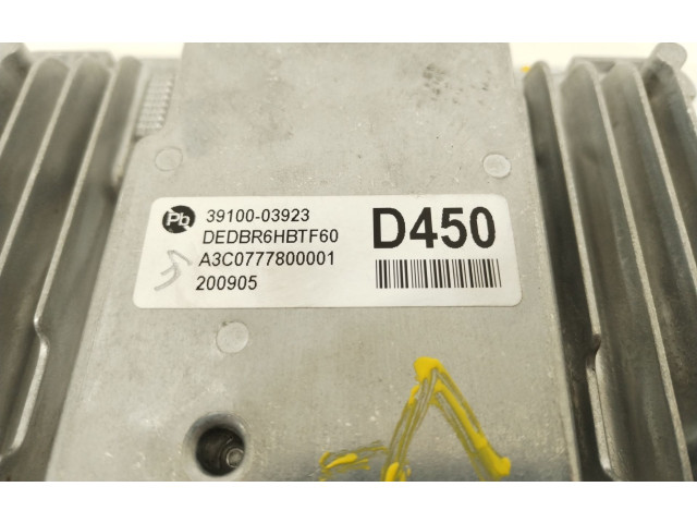 Блок управления двигателя 3910003923, A3C0777800001 KIA Niro