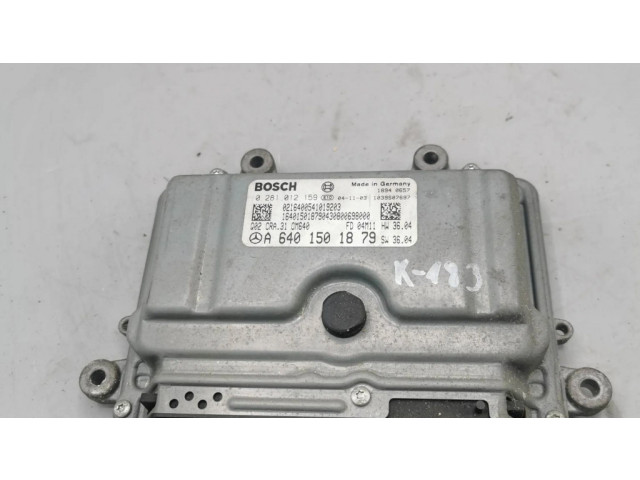 Блок управления двигателя A6401501879, 0281012159 Mercedes-Benz B W245