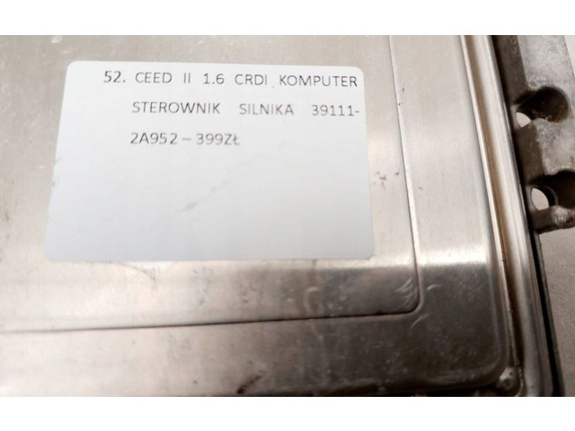 Блок управления двигателем Блок управления 39111-2A952 KIA Ceed