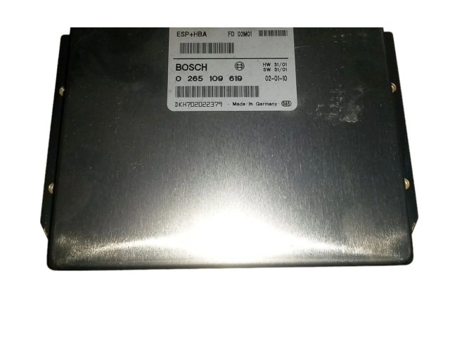 Блок управления АБС 0265109619, 0265109619 Mercedes-Benz A W168