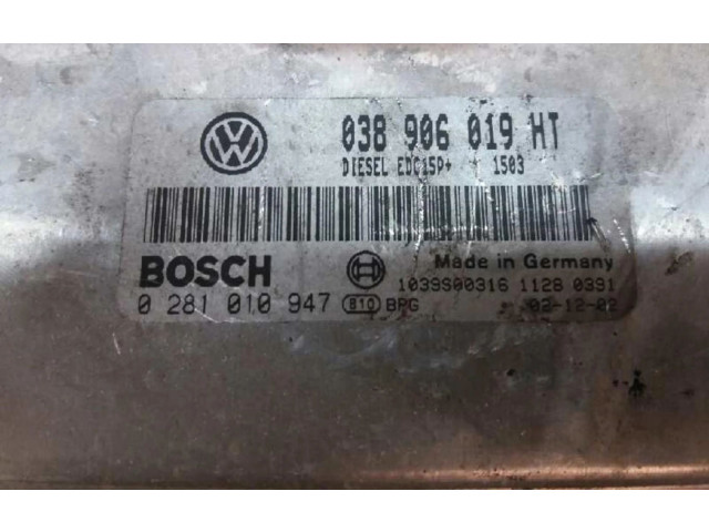 Блок управления двигателем Блок управления 038906019HT, CENTRALITAMOTORUCE   Seat Ibiza III (6L)