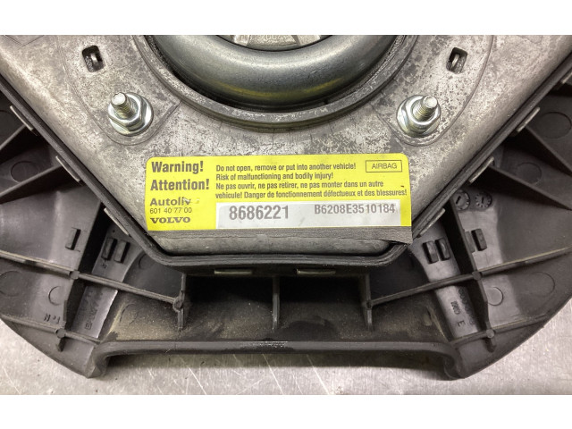 Подушка безопасности водителя 8686221, 601407700 Volvo XC90