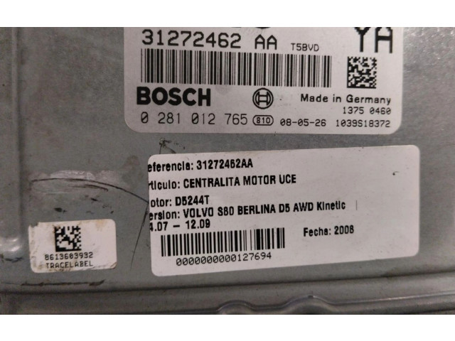 Блок управления двигателем Блок управления 31272462AA Volvo S80