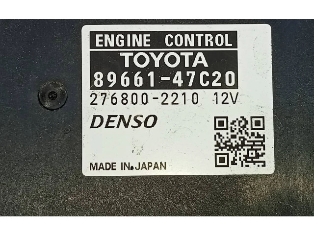 Řídící jednotka 8966147C20, 2768002210 Toyota Prius (XW50) 2021