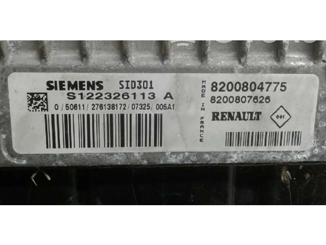Řídící jednotka 8200804775, 8200807626 Renault Grand Modus 2008