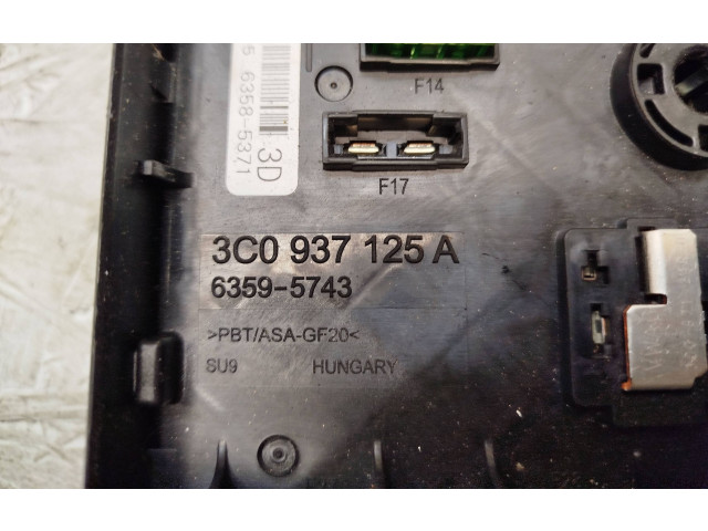   Pojistková skříňka 3C0937125A, 63595743   Volkswagen Tiguan 2015