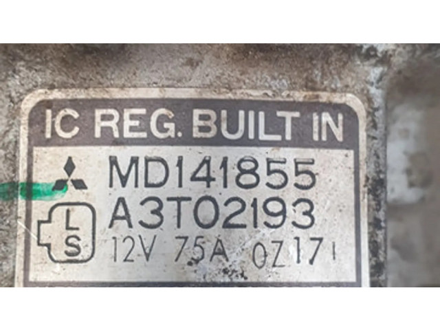 Генератор MD141855, A3T02193 Mitsubishi Pajero 2.5