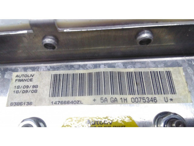 Подушка безопасности водителя 14766640ZL, 8385136   Fiat Ulysse