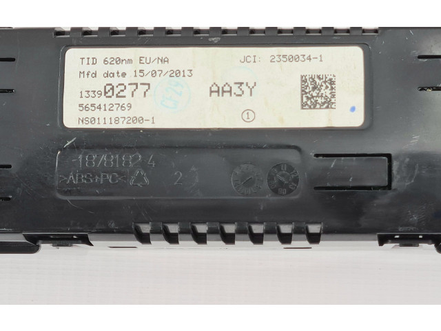 Панель приборов 13390277, 13390277 Opel Meriva B