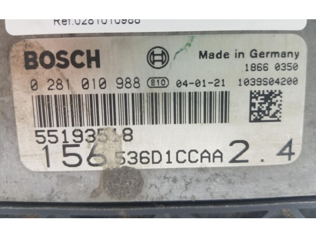 Řídící jednotka 0281010988 Alfa Romeo 166 2004