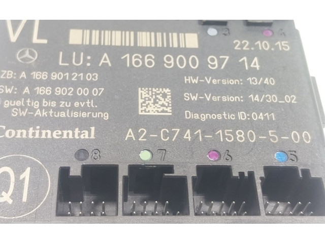 Блок управления A1669009714, A1669009714 Mercedes-Benz GLE (W166 - C292)