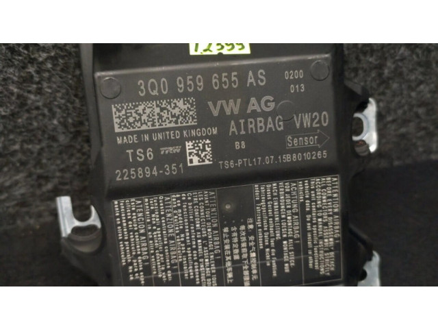 Блок подушек безопасности 3Q0959655AS Skoda Octavia Mk3 (5E)