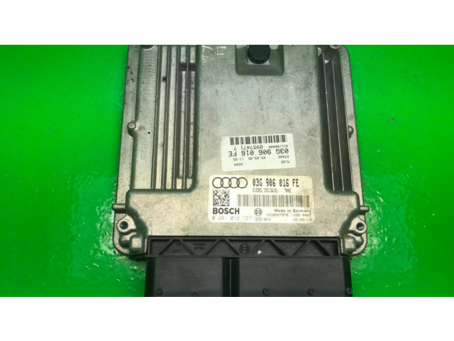 Řídící jednotka 03G906016FE, 0281012127 Audi A4 S4 B6 8E 8H 2002