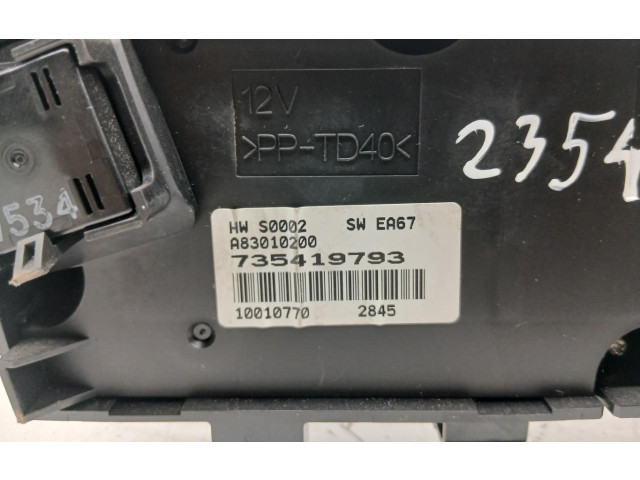 Блок управления климат-контролем 735419793   Fiat Punto (199)