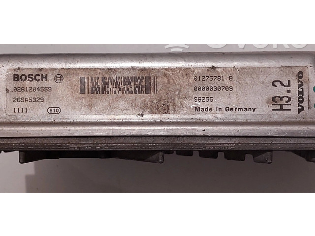 Блок управления двигателя 01275781B, 0261204559   Volvo S70  V70  V70 XC