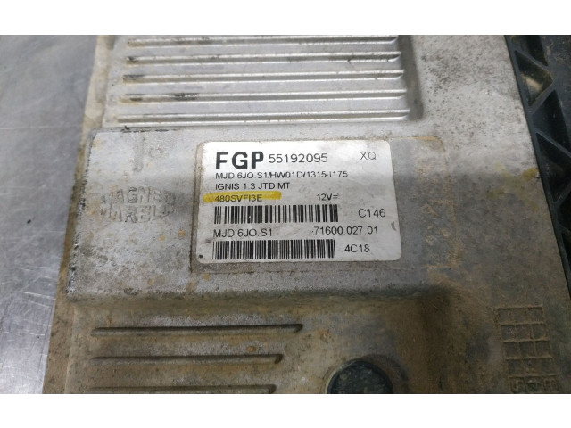 Блок управления двигателя 55192095   Suzuki Ignis