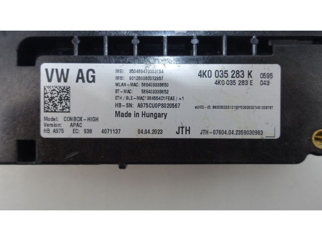 Блок управления 4K0035283K, 4K0035283K Audi A6 S6 C8 4K