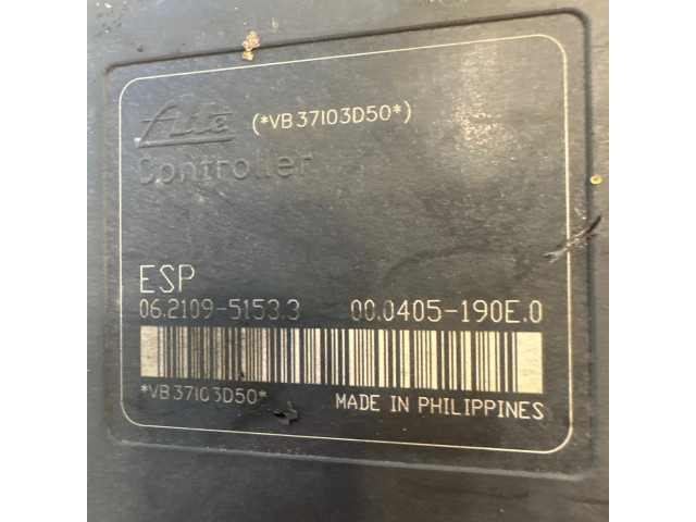 Jednotka ABS 06210951533, 000405190E0   Mazda 3 II 2008