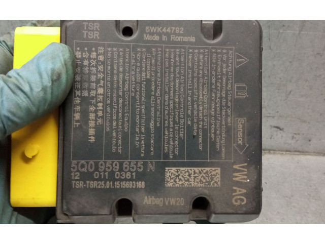 Блок подушек безопасности 5Q0959655, A2C5339488001 Audi A3 S3 8V