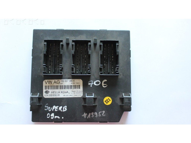 Блок комфорта 1K0937086A, 5DK009656 Skoda Superb B6 (3T)