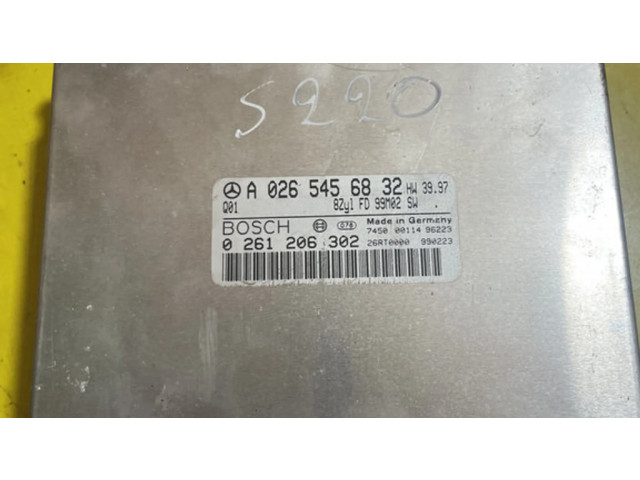 Блок управления двигателя A0265456832   Mercedes-Benz S W220