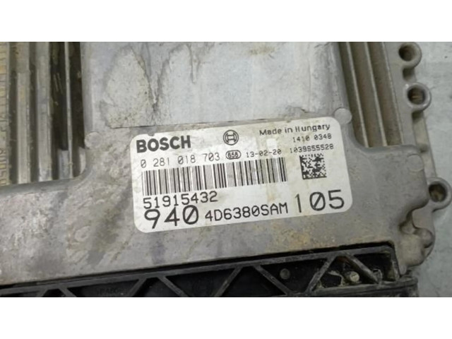 Блок управления двигателя 51915432 Alfa Romeo Giulietta