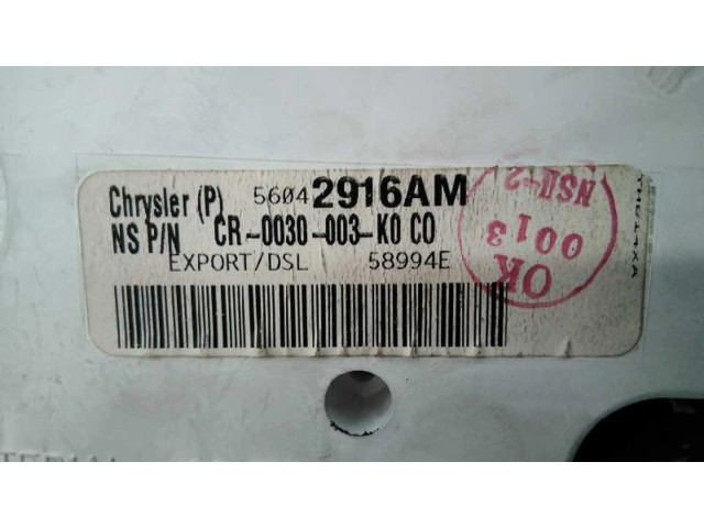 Панель приборов 56042916AM, E3-B6-18-5   Jeep Grand Cherokee (WJ)       