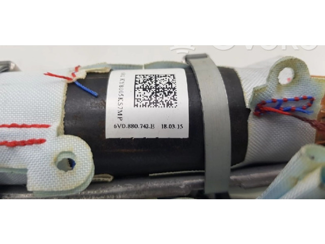 Подушка безопасности водителя 6V0880742B, 6V0880742B Skoda Fabia Mk3 (NJ)