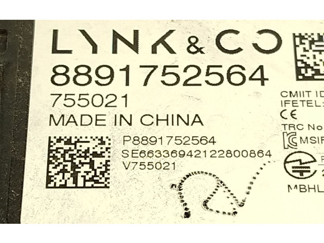Блок управления 8891752564 Lynk & co 01