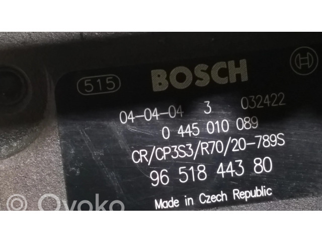 Vstřikovací čerpadlo 0445010089, 9651844380 Ford Focus C-MAX pro naftový motor 1.6 1076