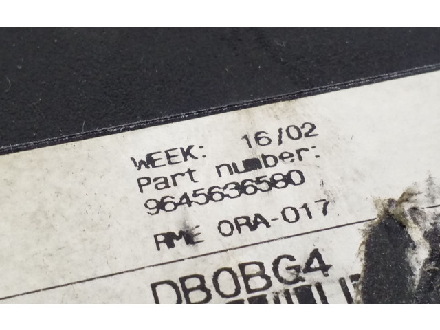 Блок управления 9645636580 Citroen C5