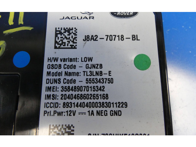 Блок управления J8A2-7C718-BL, 555343750 Jaguar XF X260