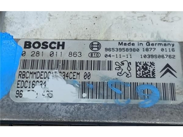 Блок управления 9655943580, 028101863 Citroen C4 I