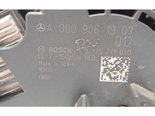 Генератор A0009061903, 0125711030 Infiniti Q30