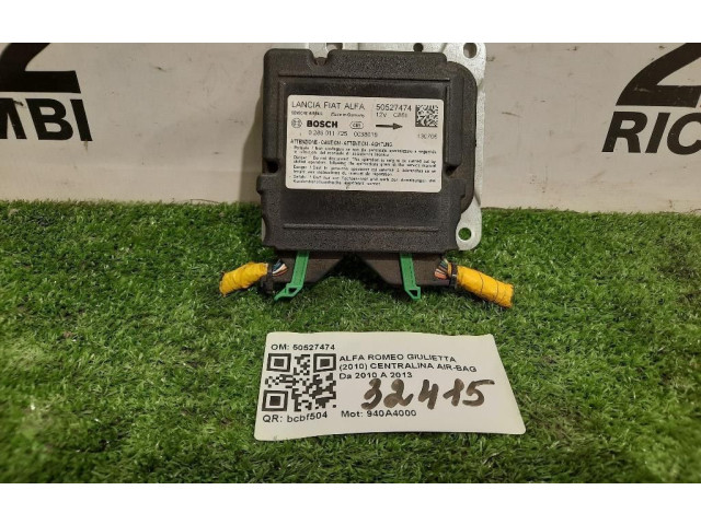 Блок подушек безопасности 50527474, 50527474 Alfa Romeo Giulietta