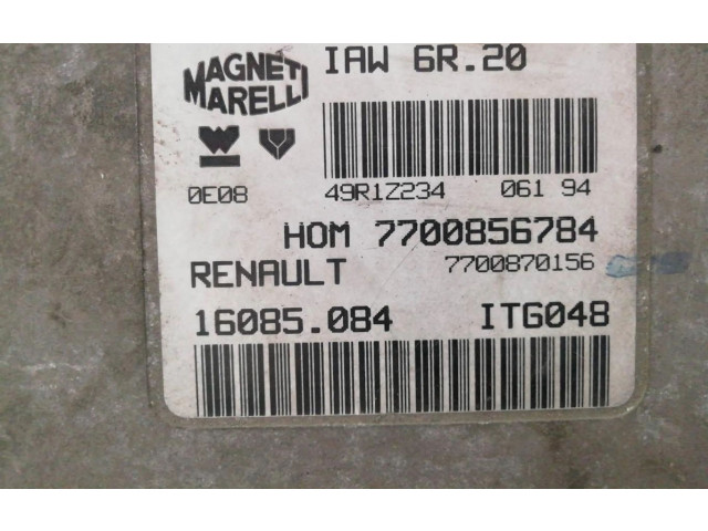 Блок управления двигателем Блок управления 7700856784   Renault Twingo I