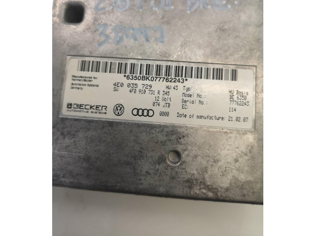 Блок управления 4E0035729 Audi A6 S6 C5 4B