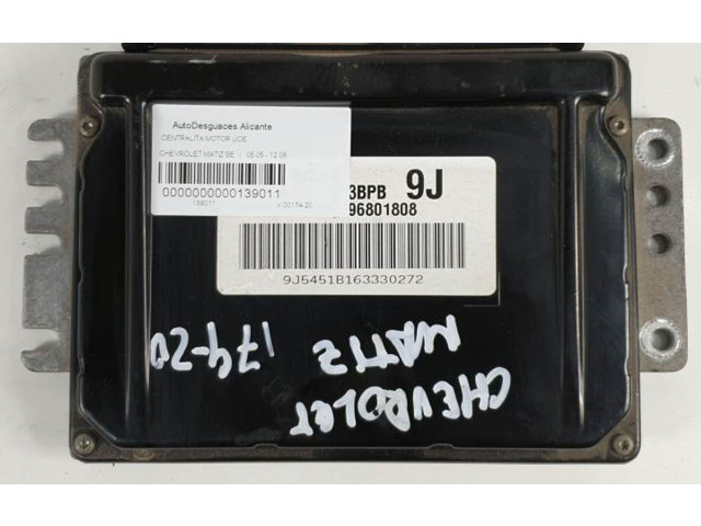 Блок управления двигателя    Chevrolet Matiz
