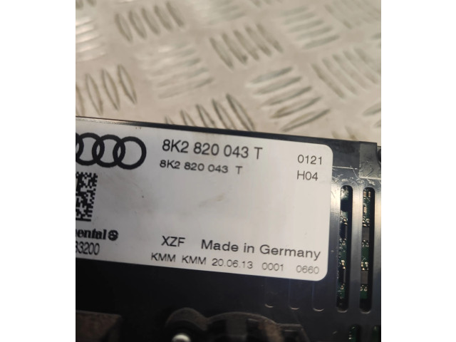 Блок управления климат-контролем 8K2820043T Audi Q5 SQ5